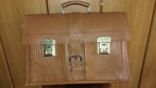 akten tasche Echt leder herren vintage Hell Braun