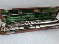 MORITZ MAX MÖNNIG Querflöte Leipzig.Vollsilber Profi Querflöte Seriennummer.4745