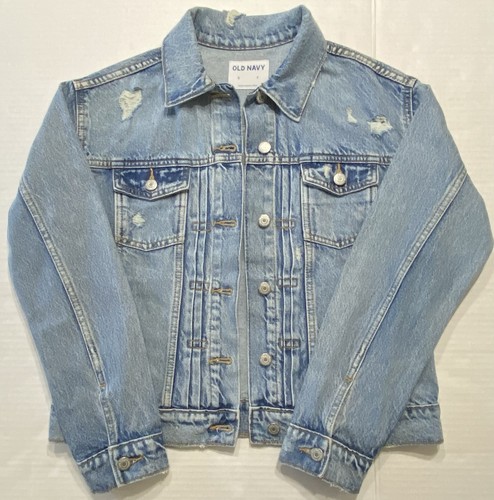Jean jacket button old - jacket, button-up