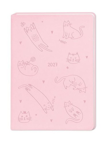 Terminplaner lederlook 2027 - terminplaner,