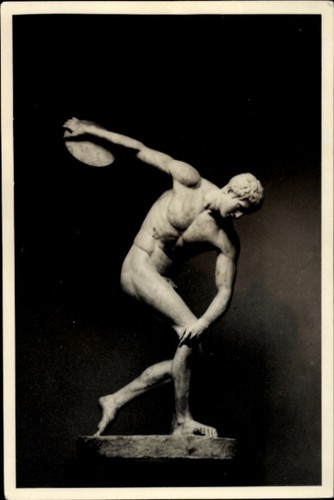 Diskuswerfer statue - statue,