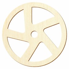 Holz Wagenrad V3 - Deko