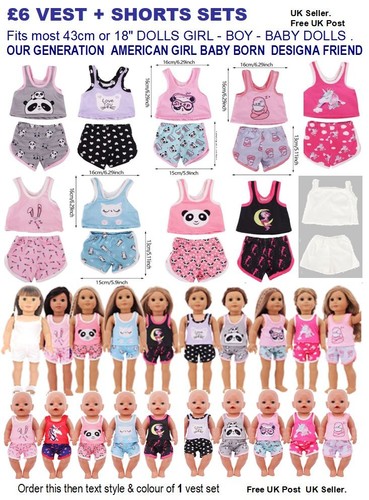 Zoll puppenkleidung - 43,