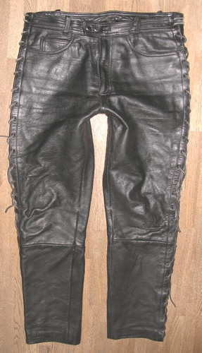 Polo herren lederjeans - /,