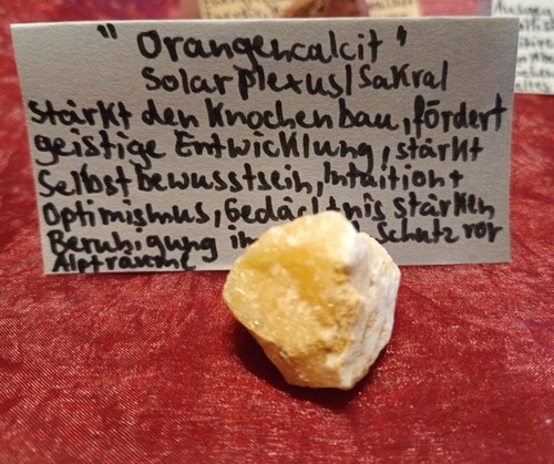 Orangencalcit heilstein 3 - orangencalcit,