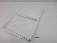 Tischdecke Damast Leinen Weiß MN Initiale Blumenmuster Tischwäsche #255639