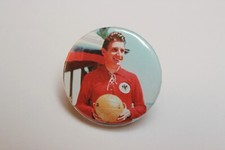 Button 1. FCK Fritz Walter #1 Gr 37 mm Pin Fußball kein Trikot Kaiserslautern
