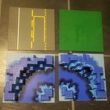 LEGO® Bauplatten 25x25cm    2xUnterwasserwelt 3D + 2 andere