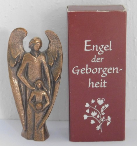 Kleine bronze skulptur - bronze, engel