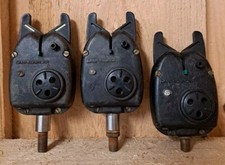 3 × Carp-Sounder SUPER II Bissanzeiger Carp (2 × Grün & 1 × Blau) Karpfen Angeln