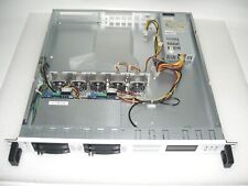 19" Rack 1U Server Gehäuse für ATX & µATX Boards, 400Watt, 4x 2,5" SAS/SATA