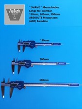 Digitaler Messschieber Schieblehre 150mm / 200mm / 300mm ABSOLUTE Funktion IP54