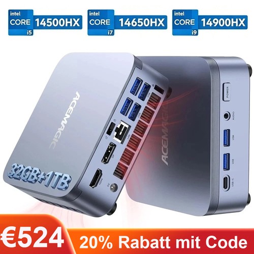 Acemagic mini pc - 4k, intel