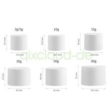 3/5/10/20/30/50g leer Dose