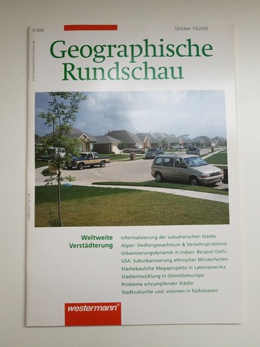 Geographische rundschau - geographische,
