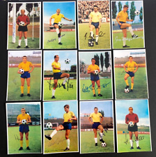 EINTRACHT BRAUNSCHWEIG 1967 (1. Platz) Konvolut 12 Fotos 10x15 Autogramme (82)