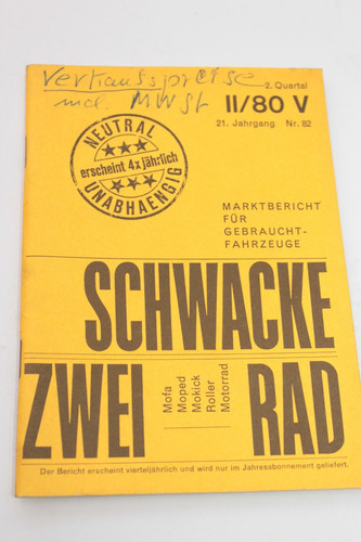 Schwacke liste zweirad - schwacke, 2