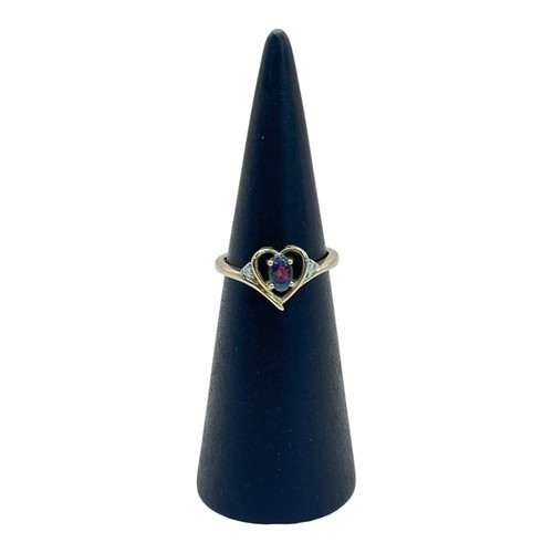 9ct yellow gold triplet - 9k,