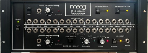 Moog channel vocoder model - 16,