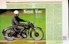 Motorrad Classic 1448) Rudge Ulster in einer seltenen Vorstellung auf 9 Seiten