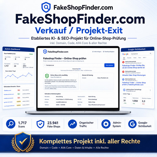 Fakeshopfinder com - fakeshopfinder.com, ki