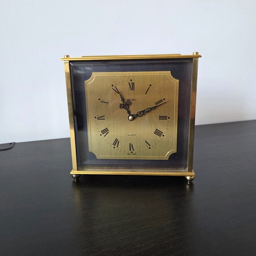 Vintage seiko tischuhr messing - vintage,