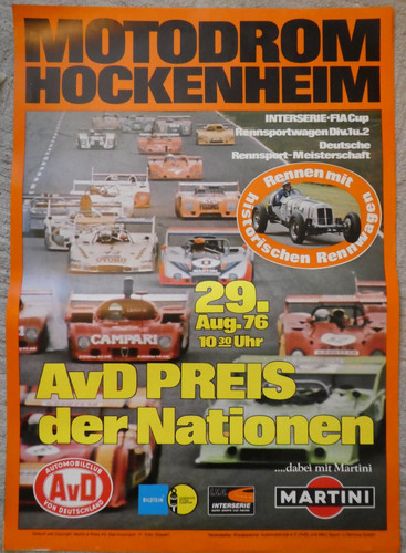 Original hockenheim ring renn - ring,