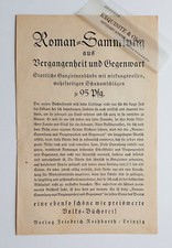 1937 Roman-Sammlung Verlag