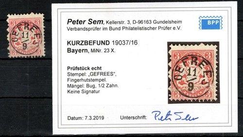 Bayern 23x mit fingerhut - mit,