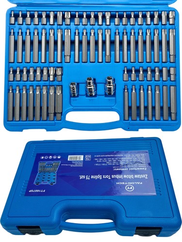 75tlg stecknuss bits set - stecknuss,