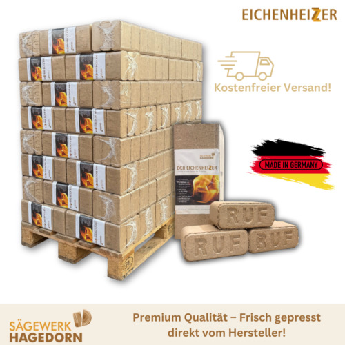 Holzbriketts ruf hartholz 100 - ruf, 100%