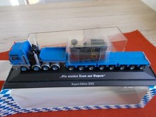 HERPA  H0  266741 MAN TGA 660 Schwerlast-LKW "Bayern Truck 2003 mit Lok"