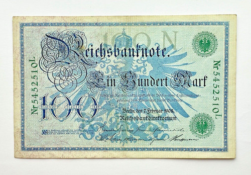 100 mark 1908 - 1908, /