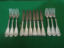 Robbe & Berking AUGSBURGER MUSCHEL Vorspeisenbesteck 6 Personen 12 Teile 150er