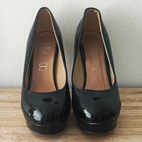 Damen pumps lackleder schwarz - damen,