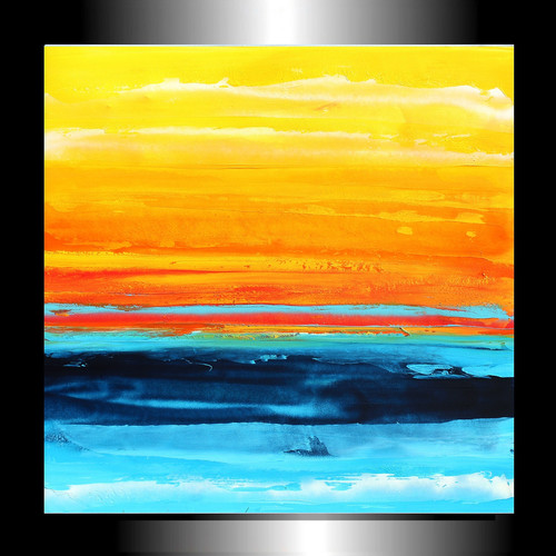 Abstrakt malerei kunst - kunst, acryl