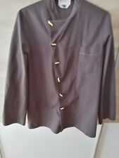 Kochjacke Braun Hiza Exquisit m.tollen Knöpfen Gr.48 - gebraucht