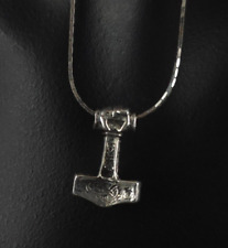 Anhänger Silber 925 Hammer des Thor Mjölnir nordisch Gott - massiv & ausgefallen