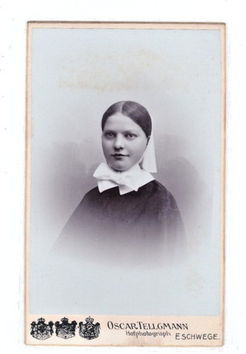 Cdv foto 1900 - um, frau