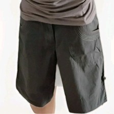 FASHION SAFARI Shorts Damen Gr. 36 oliv Bermuda krempelbar Safari kurze Hose