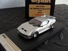 Make Up Vision #VM 078G De Tomaso Pantera GT5 1980 silver - 1:43 very rare