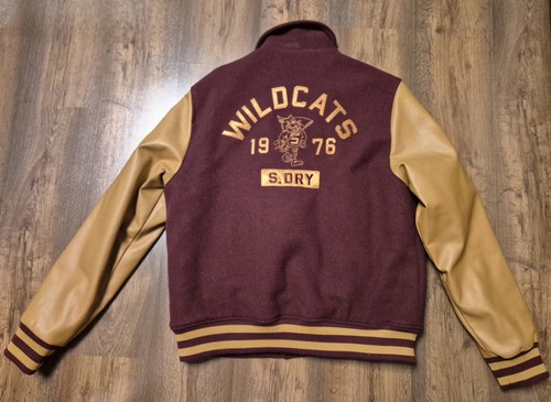 Collegejacke look superdry - collegejacke,