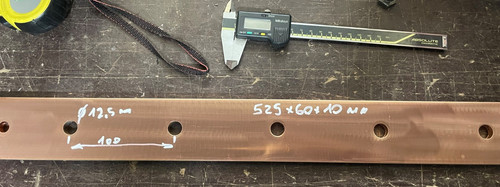 Kupfer 85x60x10 mm - 99%,