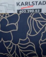 Ikea Karlstad Bezug blau-beige