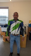 KAWASAKI Dainese Lederjacke