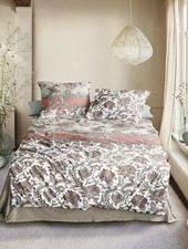 Irisette Easy Soft-Seersucker Bettwäsche 155x220 Paisley orange grün 8615-50