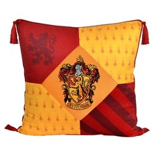 Elbenwald Kissen Harry Potter Hogwarts Häuser Maße 48 x 48 cm Polyester Quasten