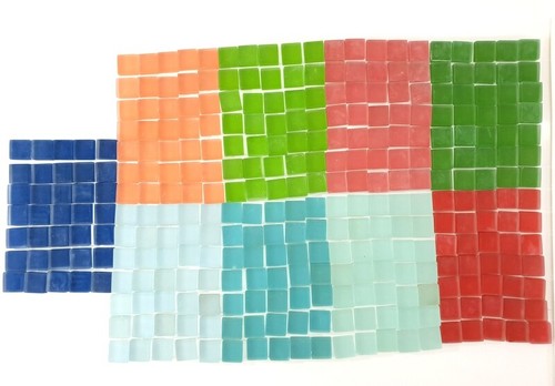 Mosaiksteine matte lose steine - mosaiksteine,