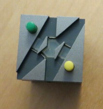 1x Baustein 6423 DKW rechts - Stellpult - Gleisbild - Trix - 66423