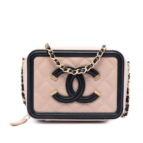Chanel mini caviar filigree - cc,